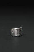 sterling hibiscus ring