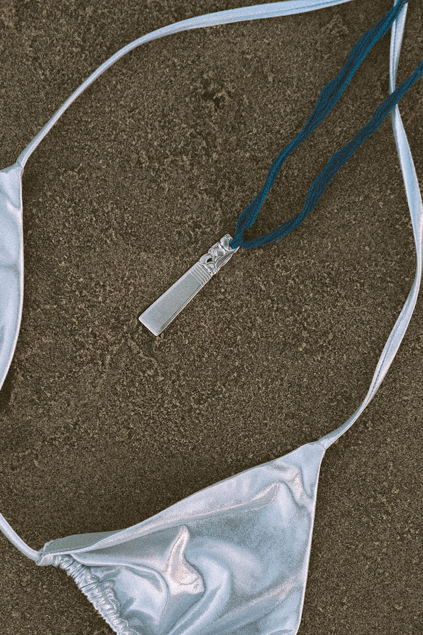 wildflower ribbon necklace