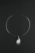 sand dollar sterling neck cuff