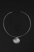 seashell sterling neck cuff