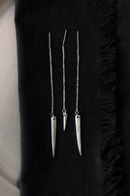 sleek threader earrings