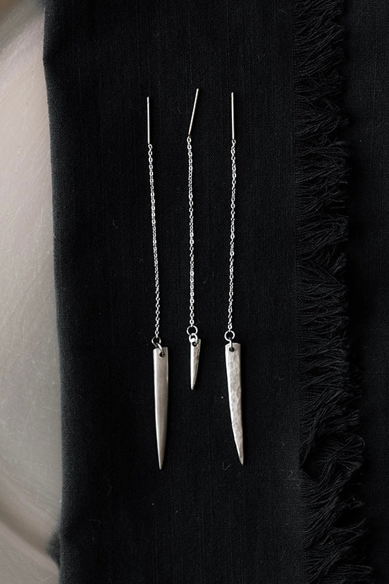 sleek threader earrings