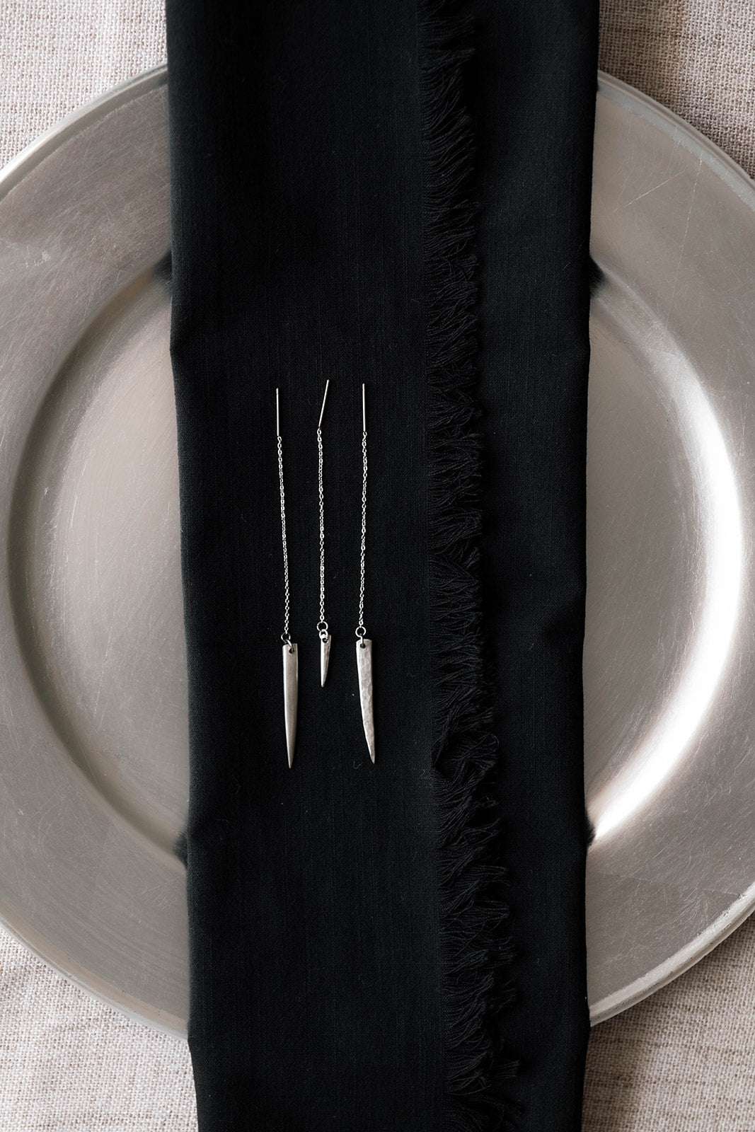 sleek threader earrings