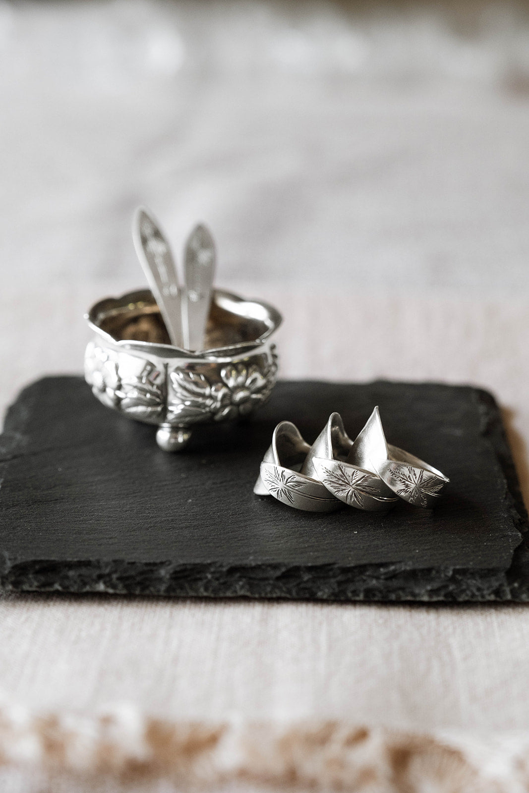 sterling palm ring