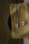 intricate floral charm necklace