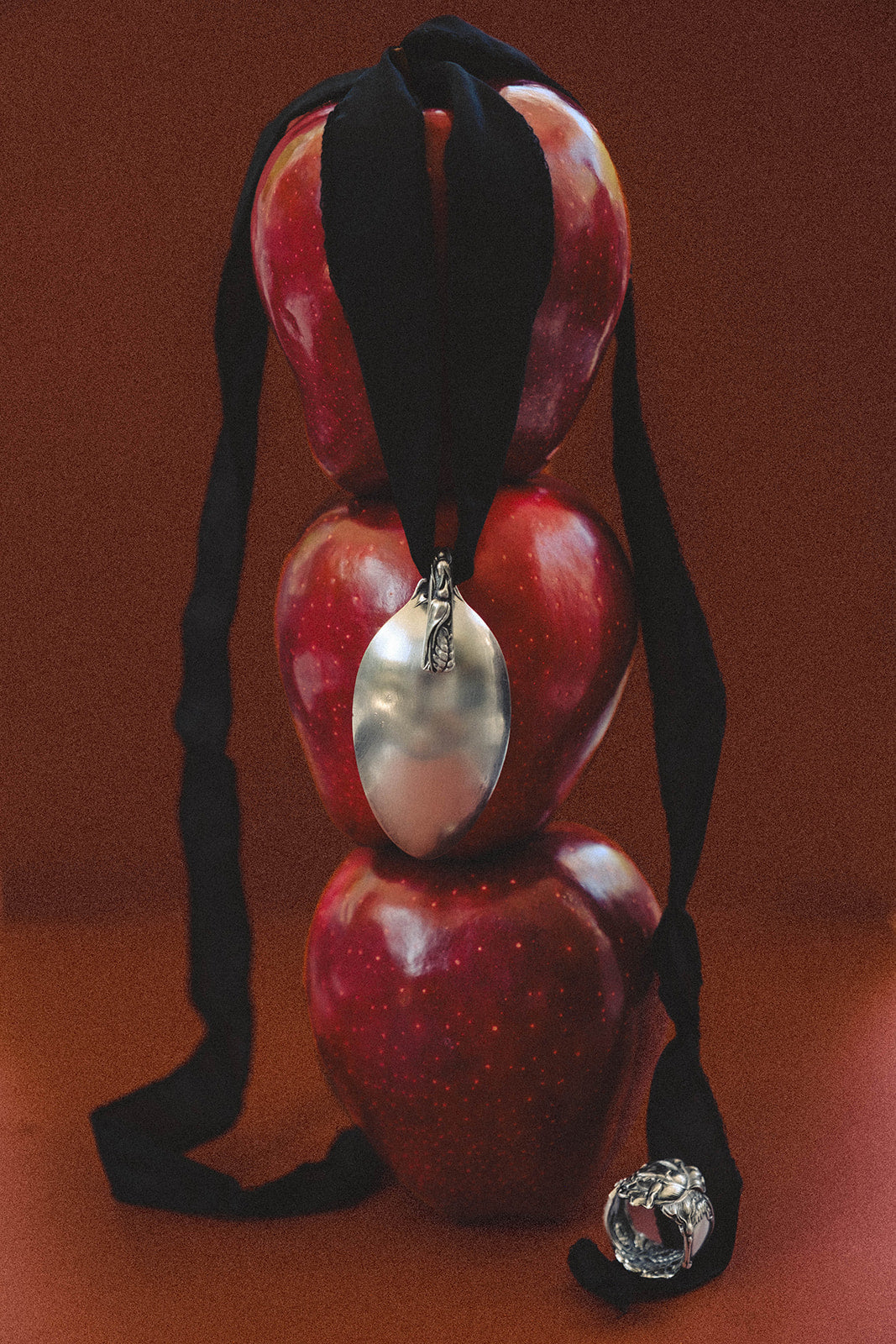 sterling rose pendant necklace